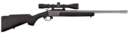 Traditions Outfitter G3 Bolt Action Rifle 45-70 Government 22" Stainless Cerakote Barrel Black Synthetic Stock Muzzle Brake 3-9x40mm BDC Scope
