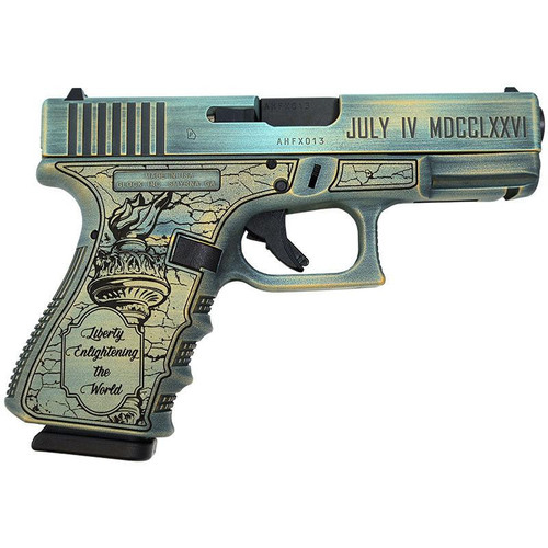 Glock 19 Gen 3 9mm Luger Pistol 4" Barrel 15+1 Round Liberty Finish (Includes 2 Magazines)