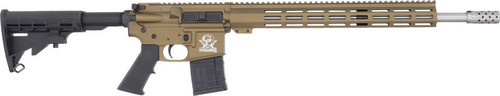 Great Lakes Firearms & Ammo AR15 Semi Automatic Rifle 450 Bushmaster 18" Stainless Steel Barrel Bronze Frame