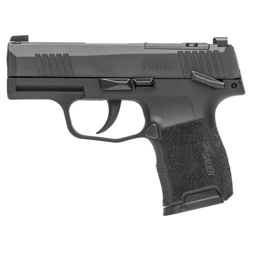 Sig Sauer P365 9mm Luger Pistol 3.1" Barrel 10+1 Round Black (Includes XRAY3 Day/Night Sights, Manual Thumb Safety)