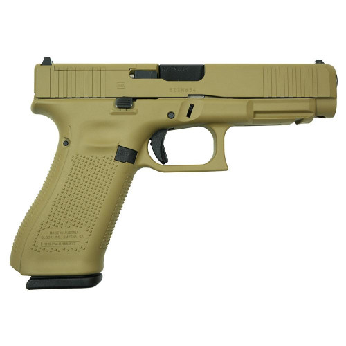 Glock 47 MOS 9mm Luger Pistol 4.49" Barrel 17+1 Round Flat Dark Earth