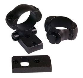 Weaver 2-Piece Steel Dovetail Scope Base and Ring Set Browning A-Bolt Black Gloss