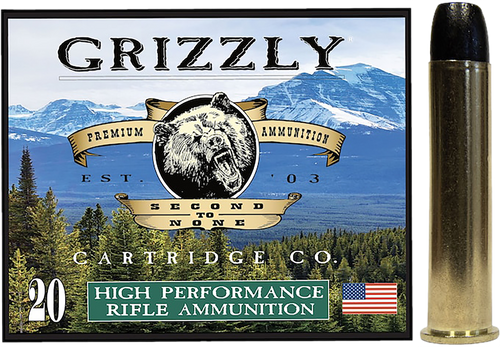Grizzly Cartridge Cowboy 45-70 Government Ammo 405 Grain Flat Nose Box of 20