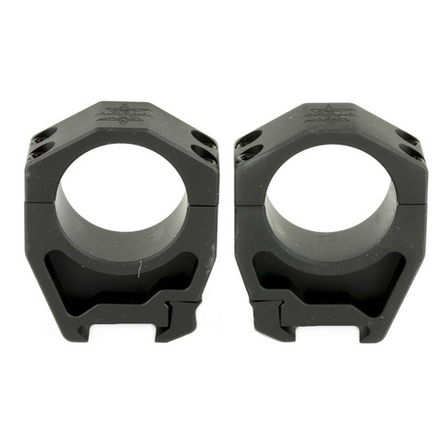Seekins Precision Picatinny 34mm Scope Rings Matte Black AR-High