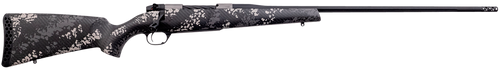 Weatherby Mark V Backcountry 2.0 Ti Bolt Action Rifle 6.5-300 Weatherby Magnum 26" Fluted Titanium Barrel Graphite Black Cerakote Finish Black Stock with Gray/White Accents