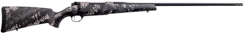 Weatherby Mark V Backcountry 2.0 Ti Bolt Action Rifle 6.5-300 Weatherby Magnum 26" Fluted Titanium Barrel Graphite Black Cerakote Finish Black Stock with Gray/White Accents