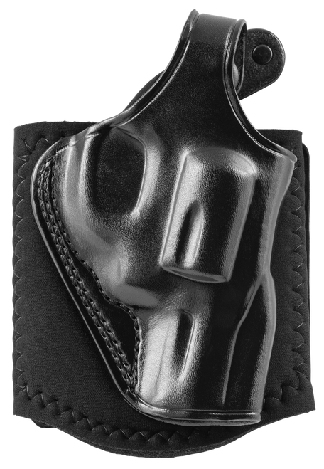 Galco Ankle Glove Ankle Holster Right Hand Glock 26, 27, 33 Leather Black