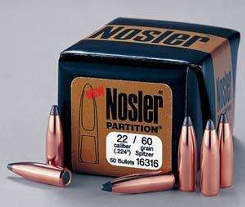 Nosler .30 Cal .308" 180gr Partition SPT-PP 50/Box