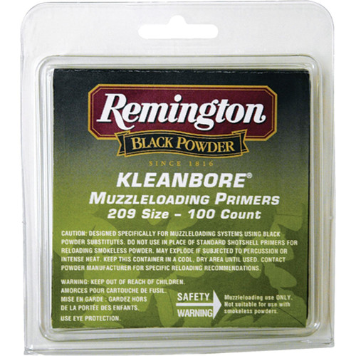 Remington 209 Muzzleloader Primers Box of 100 Remington 209 Muzzleloader Primers Box of 100