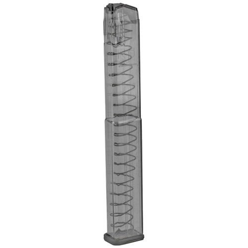 Elite Tactical Systems Group Magazine Glock 17/19 9mm 40-Round Clear (Compatible with Gen 1-5)