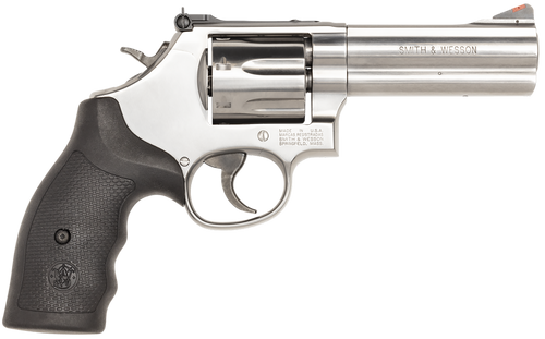 Smith & Wesson M686 Plus 38 Special +P 357 Magnum Revolver 4" Stainless Steel Barrel 7 Round Stainless Steel Frame