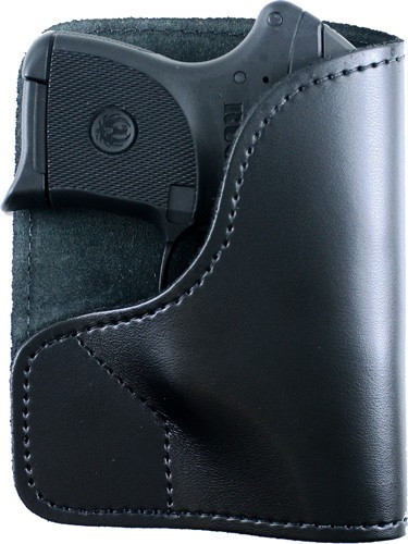 DeSantis Trickster Pocket Holster Ruger LCP 380 Leather Black
