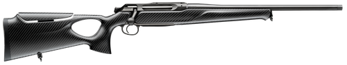 Sauer 80117119 505 Synchro XTC Bolt Action Rifle 6.5 Creedmoor 22" Matte Blued Threaded Barrel Matte Blued Receiver Black Thumbhole Carbon Fiber Stock