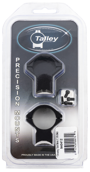 Talley 940412 1" Tube Browning T-Bolt Medium Rings Scope Mount