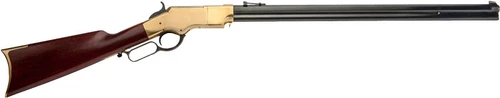 Cimarron Henry Civilian Bolt Action Rifle 44/40 24" Blued Brass Frame Walnut Stock