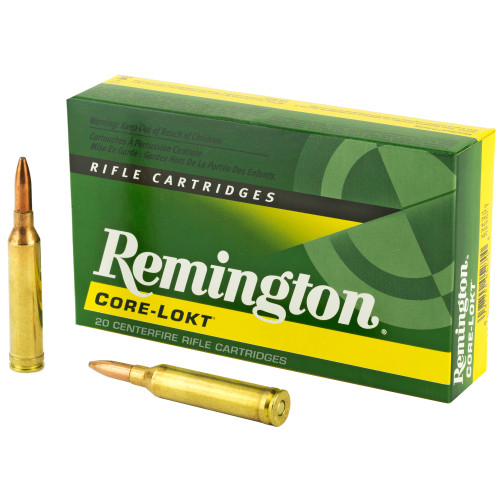 Remington Core-Lokt 264 Winchester Magnum Ammo 140 Grain Jacketed Soft Point Box of 20 - Image 1