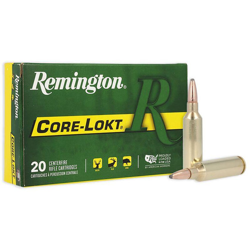 Remington Core-Lokt 270 Winchester Short Magnum (WSM) Ammo 130 Grain Jacketed Soft Point Box of 20