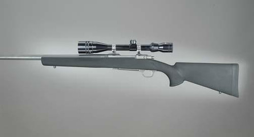 Hogue Rubber OverMolded Rifle Stock Ruger M77 Mark II Short Action Standard Pillar Bed Synthetic Black