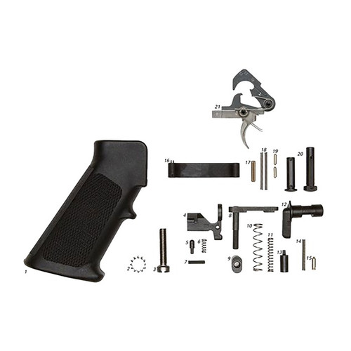 Alg Defense AR-15 Lower Parts Kit with Grip and ACT Trigger Alg Defense AR-15 Lower Parts Kit with Grip and ACT Trigger