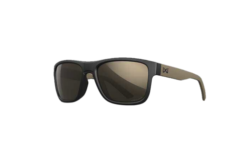 Wiley X AC6OVN14 Ovation Sunglasses Tungsten Mirror Lens Polycarbonate Matte Black Tan Frame