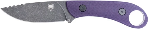 Cobratec Knives D2 Skinner Fixed Blade Knife 3.75" Purple G10 Handle Kydex Sheath