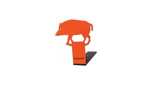 Champion Hog Pop-Up Reactive Target 22 Caliber Rimfire Steel