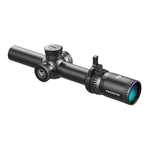 Swampfox Optics Tomahawk Rifle Scope 1-6x24mm SFP Illuminated Guerrilla Cross MOA Reticle Black