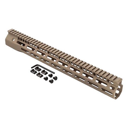 Troy Industries AR-15 15-Inch Special Ops Battlerail High Profile M-Lok FDE