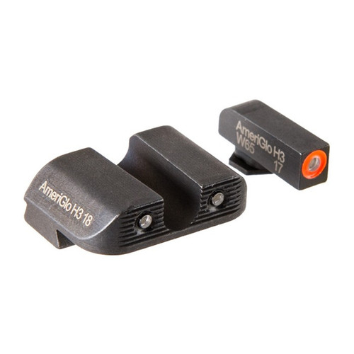 AMS Bowfishing Agent Night Sight Set for Glock 10/45 (3-Dot ProGlo)