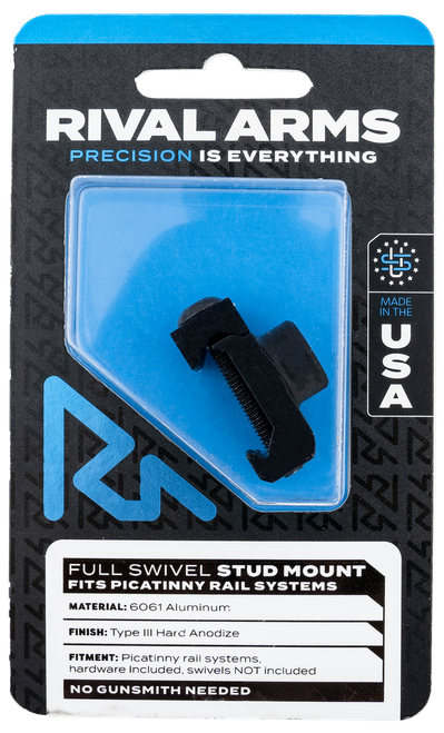 Rival Arms RA-RA92M2B Full Swivel Stud Mount Black