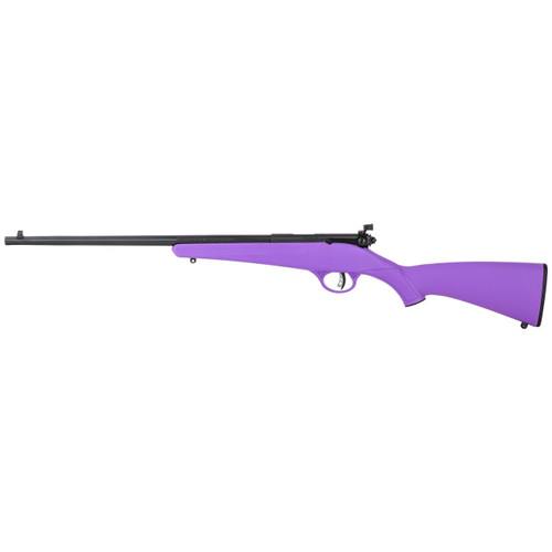 Savage Arms Rascal Bolt Action Rifle .22 LR 16.125" Barrel Purple Stock