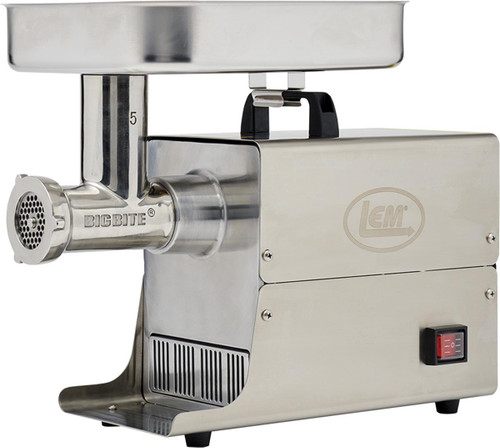 LEM #5 Big Bite Meat Grinder .25 HP Stainless Steel