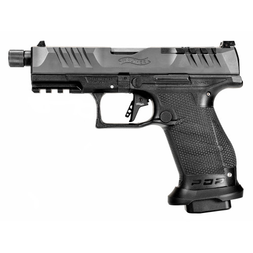 Walther PDP Pro SD Optics Ready 9mm Luger Pistol 4.6" Threaded Barrel 18+1 Round Black - Image 1