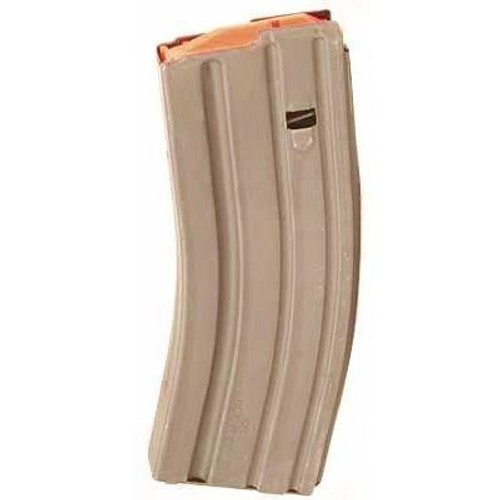 ASC AR-15 Magazine .223 Remington 30-Round Stainless Steel Orange Follower