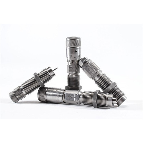 Lyman Stainless Pro 7mm PRC Sizing, Neck Expanding, Bullet Seating, Taper Crimp 4 Die Set