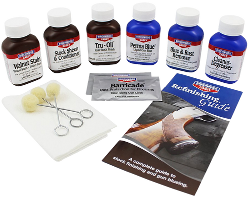 Birchwood Casey Deluxe Perma Blue & Tru-Oil Gun Stock Finishing Kit