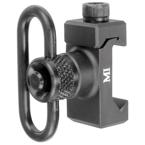 Midwest Industries Rail Mount Sling Adapter with Quick Detach Sling Swivel AR-15 Aluminum Matte