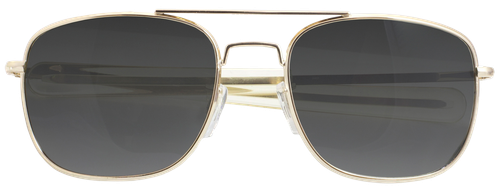 Humvee Accessories HMV52BGOLD Sunglasses Adult Gray Lens Gold Frame