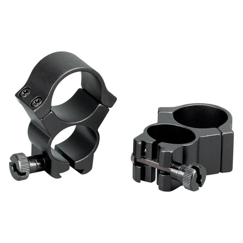 Redfield 22 See Thru 3/8" Dovetail 1" Rimfire Scope Rings Matte Black High