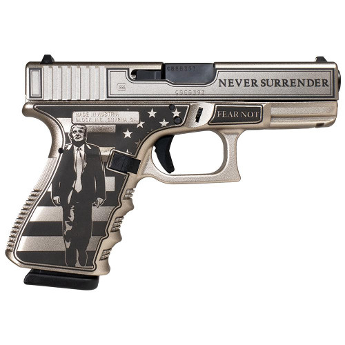 Glock 19 Gen 3 9mm Luger Pistol 4" Barrel 15+1 Round Silver Cerakote