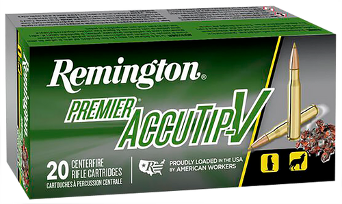 Remington Premier Varmint 221 Remington Fireball Ammo 50 Grain Remington AccuTip Polymer Tip Box of 20