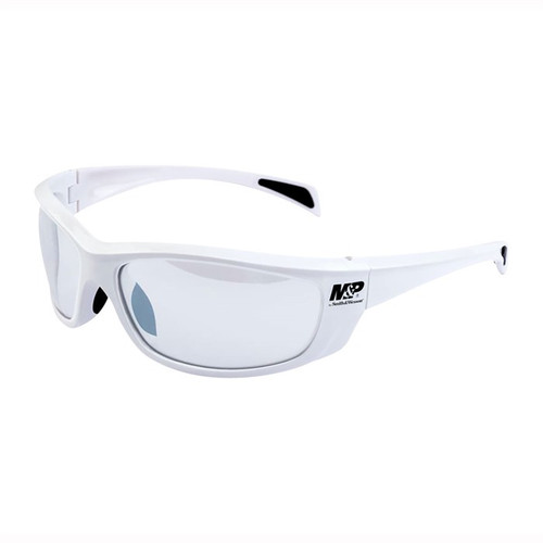 Smith & Wesson M&P Whitehawk White Frame Clear Mirror Lens Glasses Smith & Wesson M&P Whitehawk White Frame Clear Mirror Lens Glasses