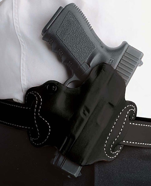 DeSantis Mini Slide Holster FN 503 Black Leather