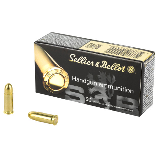 Sellier & Bellot 25 ACP Ammo 50 Grain Full Metal Jacket Box of 50 - Image 1