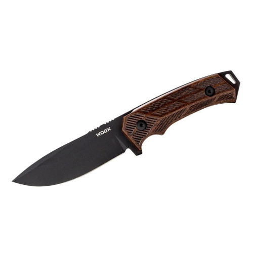 Woox Rock62 Fixed Blade Knife, Walnut, 4-1/4" Blade (Sleipner Steel)