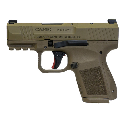 Canik Mete MC9 9mm Luger Pistol 3.18" Barrel 10+1 Round Flat Dark Earth