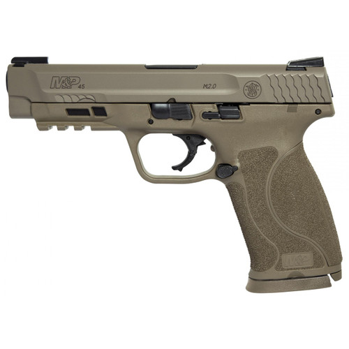 Smith & Wesson M&P M2.0 45 ACP Pistol 4.6" Barrel 10+1 Round Flat Dark Earth