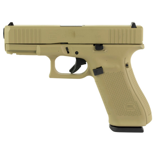 Glock 45 9mm Luger Pistol 4.02" Barrel 17+1 Round Coyote Tan Cerakote