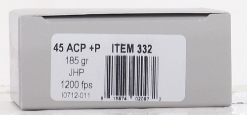 20RD 10BX/CSUNDERWOOD 45 ACP +P 185GR JHP - Image 1