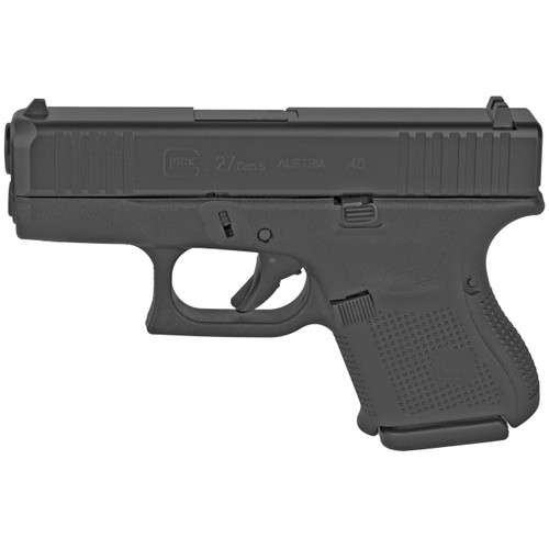 Glock 27 Gen 5 Subcompact .40 S&W Pistol 3.4" Barrel 9-Round Magazines (3) Black